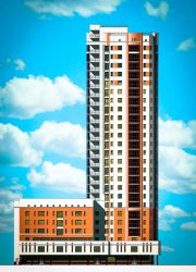 Возобновляется строительство 25-этажного дома в центре Саратова