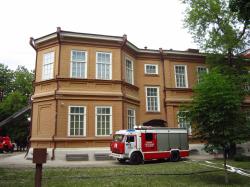 Пожарные отработали тушение пожара в Радищевском музее