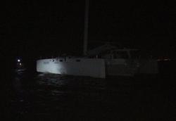 С тонущей яхты эвакуировали 8 человек