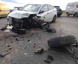 В ДТП с тремя автомобилями пострадали 8 человек