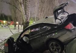 BMW вылетела с дороги на проспекте Энтузиастов, пострадали двое