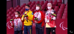Теннисистка выиграла серебряную медаль Паралимпиады