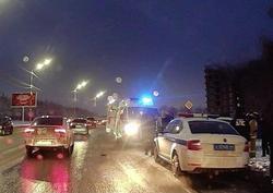 На Усть-Курдюмской столкнулись 4 автомобиля, есть пострадавший