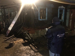 В Заводском районе в ночном пожаре погибла пенсионерка