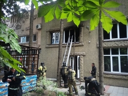 В Саратове произошел пожар в грузинском кафе
