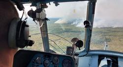 Авиация из Саратовской области тушит лесные пожары под Рязанью