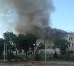 Мухин: причины пожара в Доме офицеров в Энгельсе пока неизвестны
