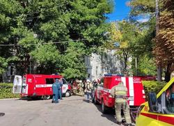 Корпус больницы СГМУ эвакуировали из-за пожара