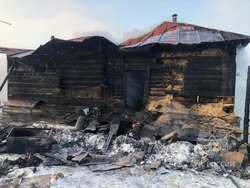 Во время пожара в доме погиб мужчина