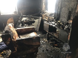 В Хвалынске на пожаре в частном доме погиб человек