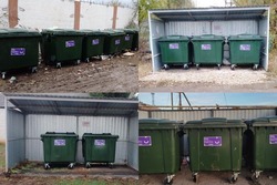 В Энгельсском районе установили 700 новых мусорных контейнеров