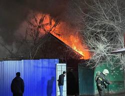В центре сгорел частный дом, погиб хозяин