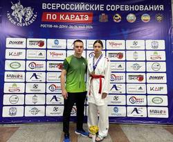 Спортсменка выиграла Всероссийские соревнования по каратэ