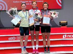 Триатлонистка стала серебряным призером этапа Кубка России