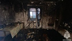 При пожаре в квартире погиб мужчина