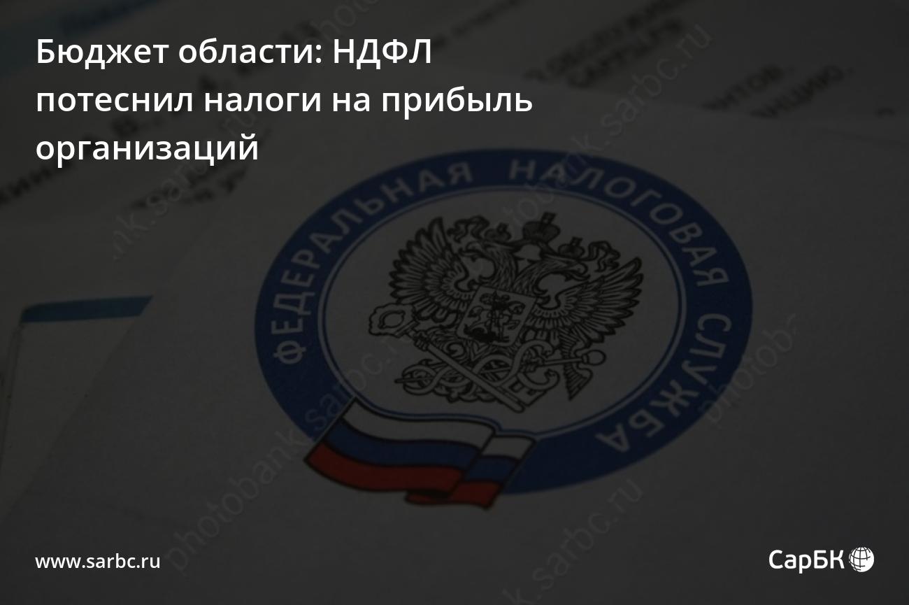 Бюджет Саратовской области: НДФЛ потеснил налоги на прибыль