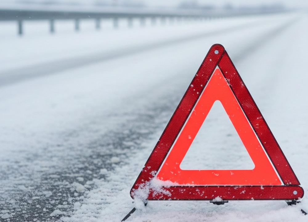 В городе во время урагана столкнулись 4 автомобиля Лада, пострадала женщина