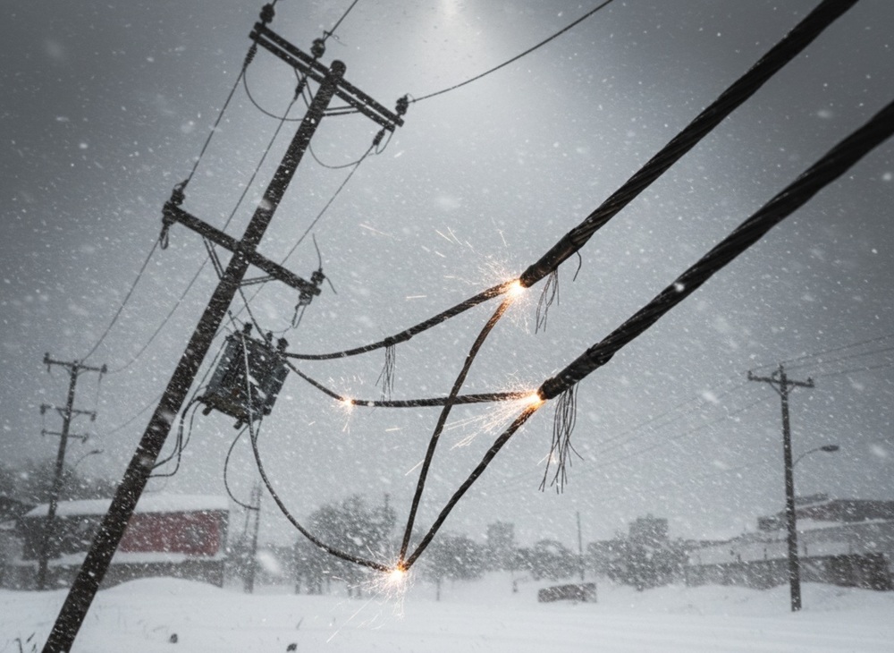 Авария обесточила посёлок Красный Октябрь