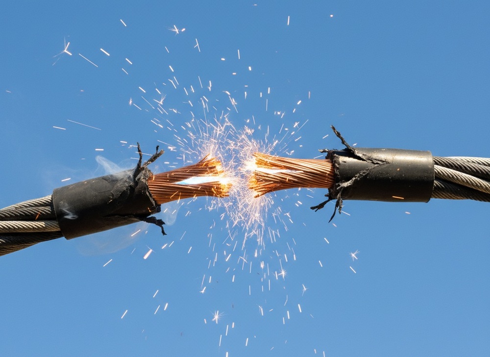 Жители набережной остались без электричества из-за аварии