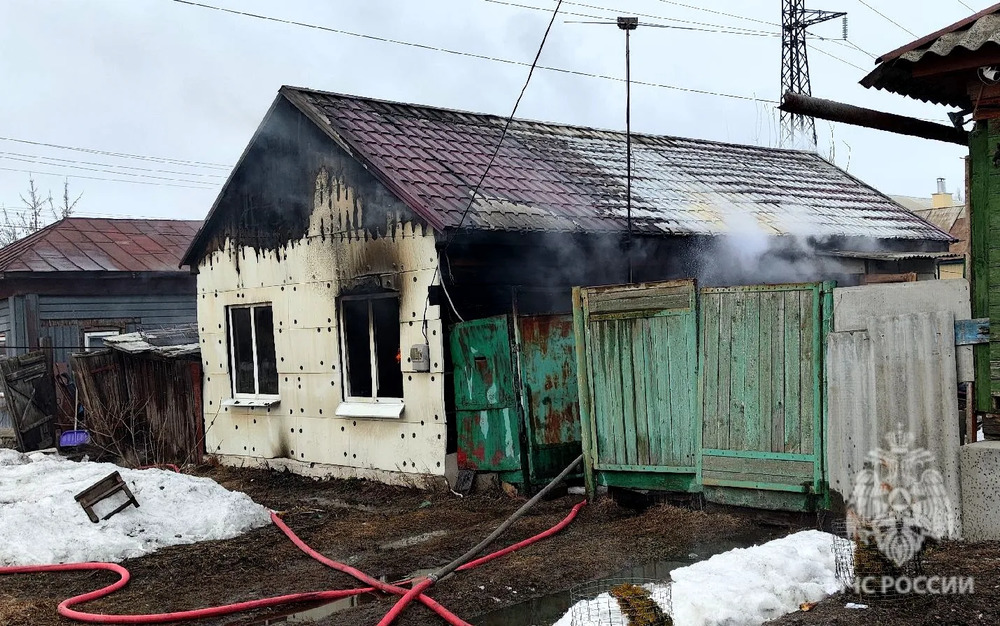 Пожар в доме унёс жизнь пожилого мужчины