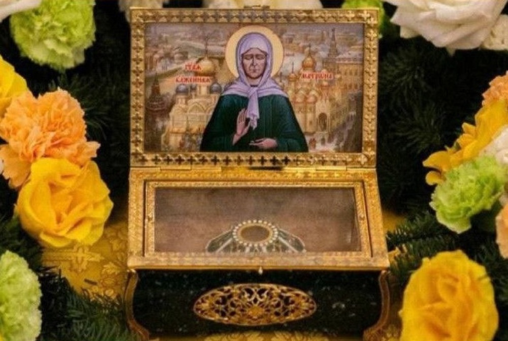 В город привезли мощи Матроны Московской