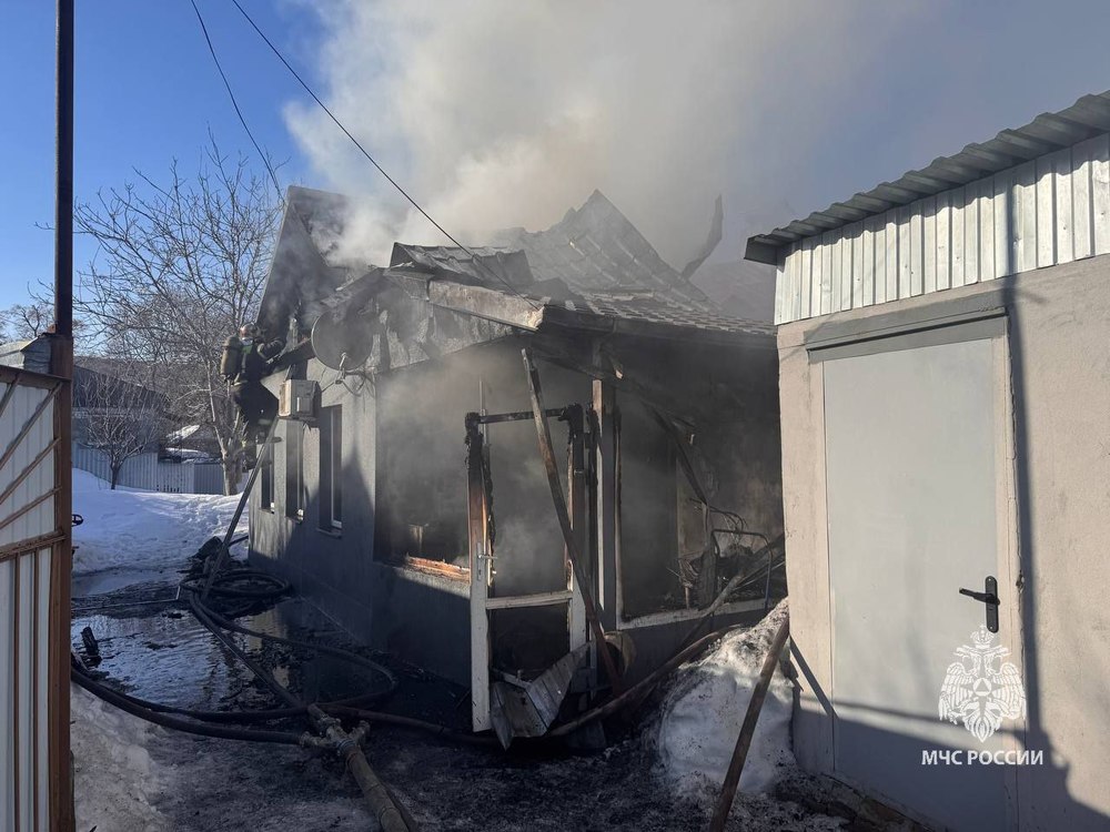 На пожаре в частном доме обгорел мужчина