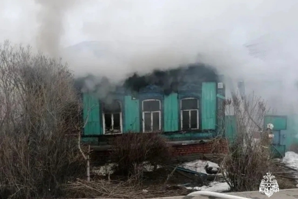 На пожаре погибла 98-летняя женщина