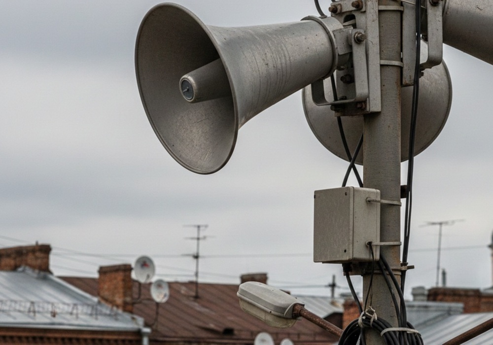 В регионе будут работать сирены и громкоговорители