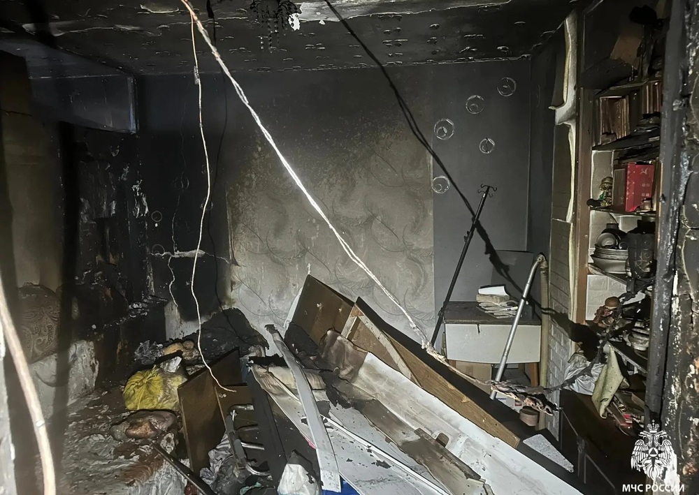 Из горящей пятиэтажки спасли пятерых человек