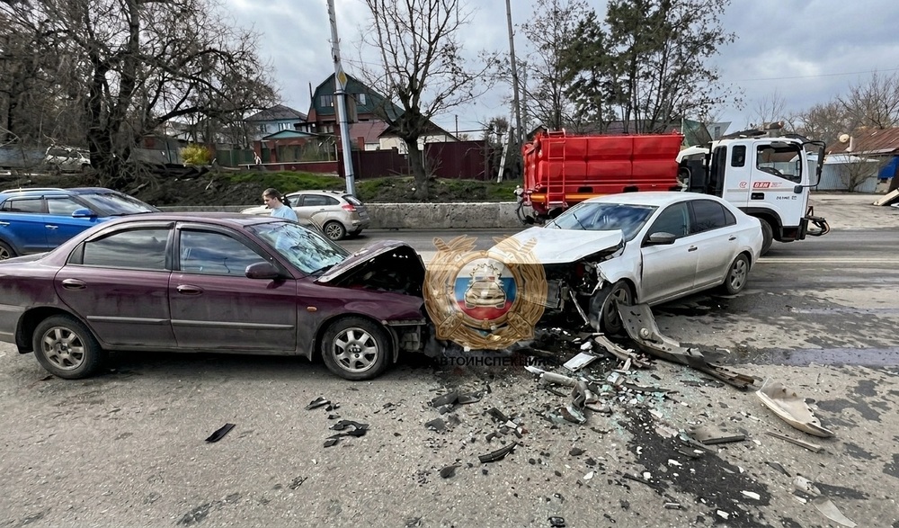 После лобового столкновения 