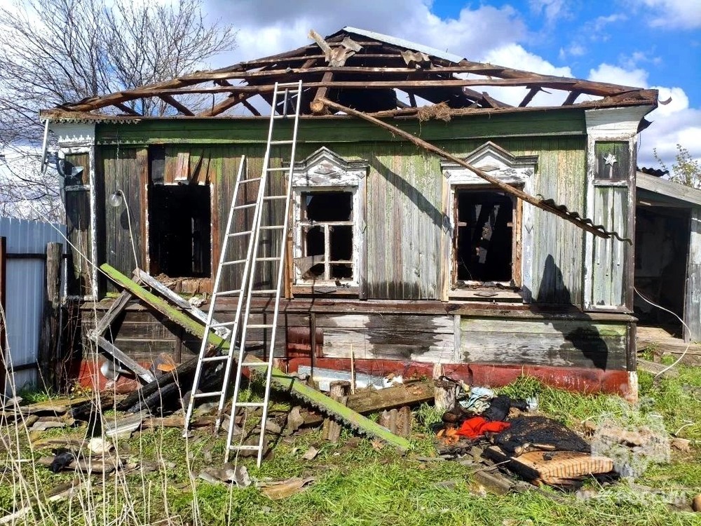 На пожаре в частном доме нашли труп пенсионерки