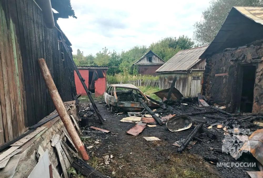 При пожаре в доме обгорел молодой горожанин