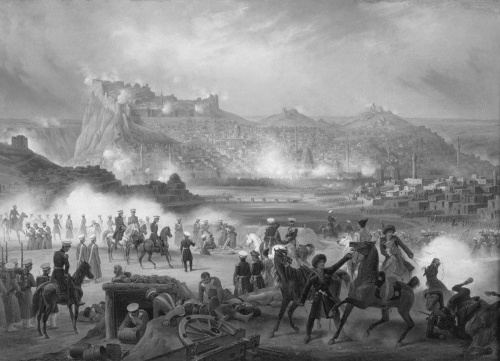 1827 г. "Во глубине сибирских руд..." Пушкина, осада крепости Аббас-Абад, трое против Турции