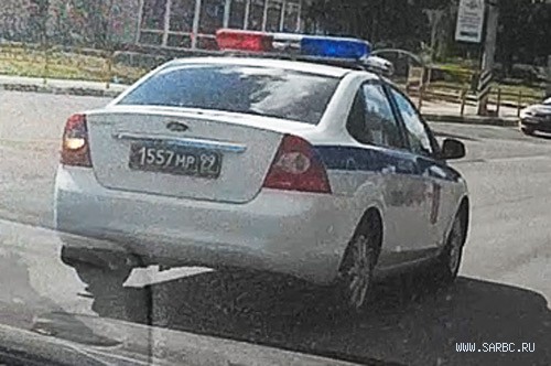 ГУ МВД: нарушивший правила автомобиль не относится к полиции