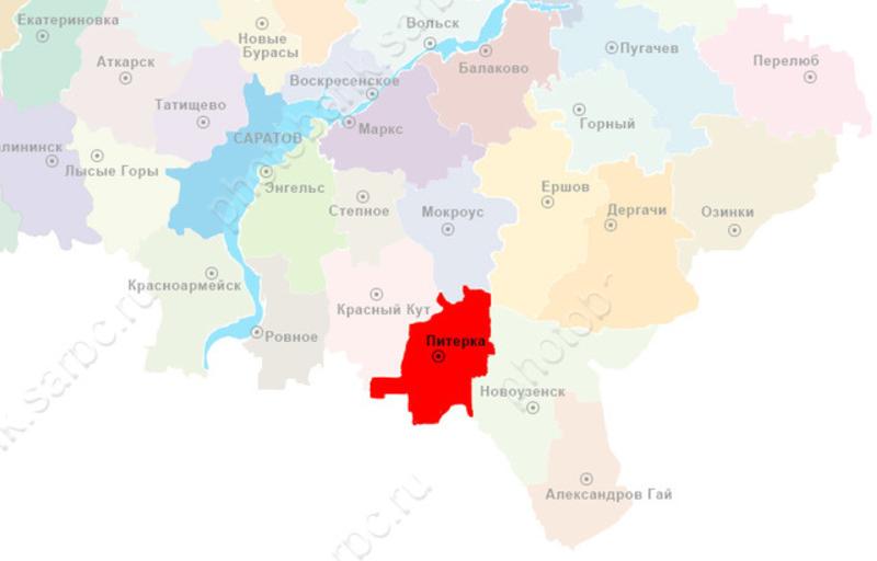 Гисметео саратовская область питерка на 14 дней. Питерка Саратовская область на карте фото.