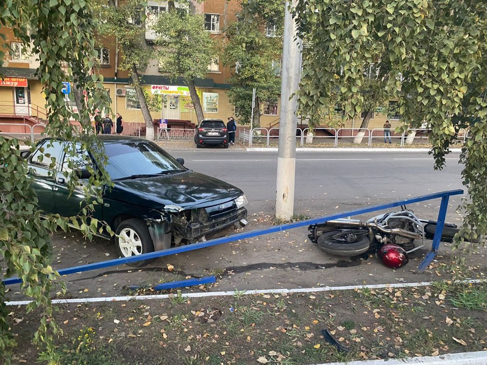 Мотоциклист погиб в столкновении с автобусом
