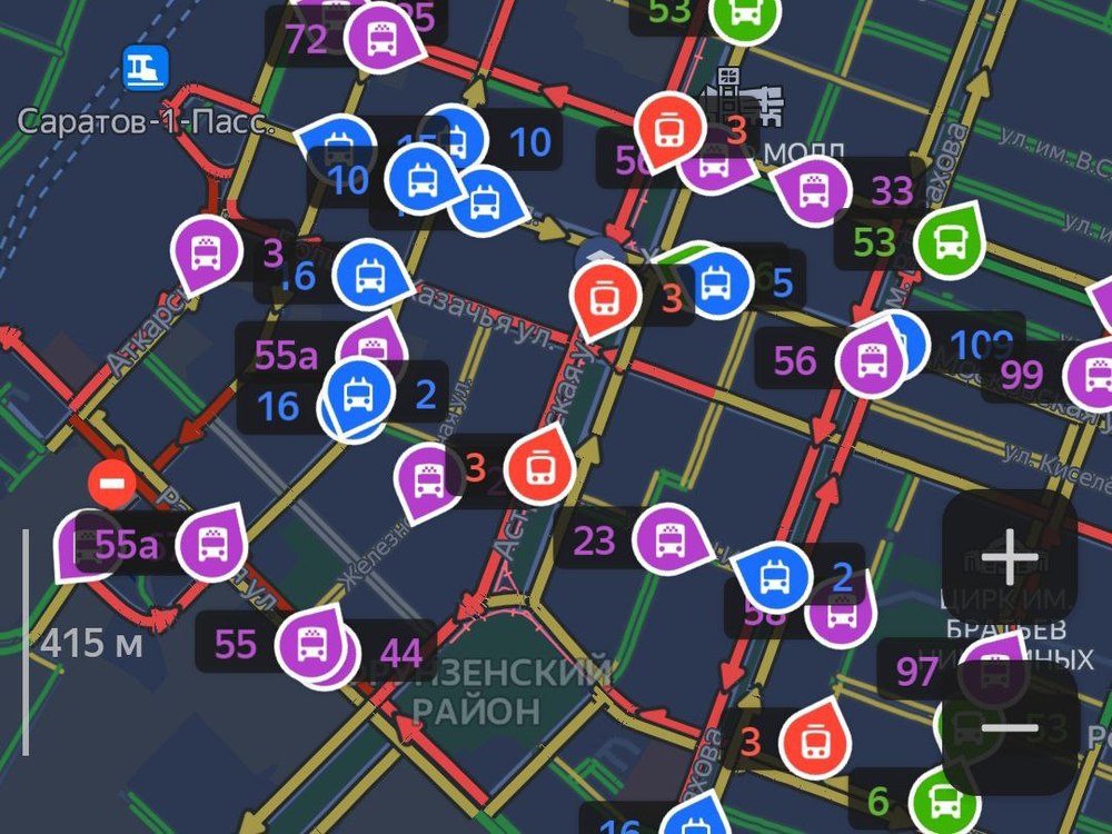 Автобус 272 маршрут на карте