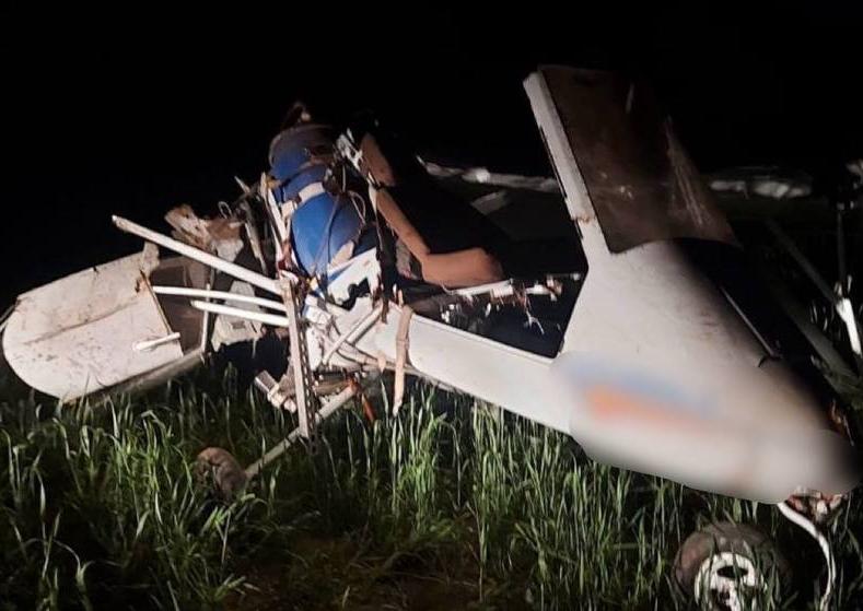 Упал легкомоторный самолет, погиб мужчина