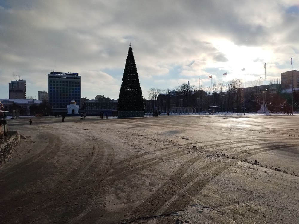 Первый день нового года будет морозным и без осадков