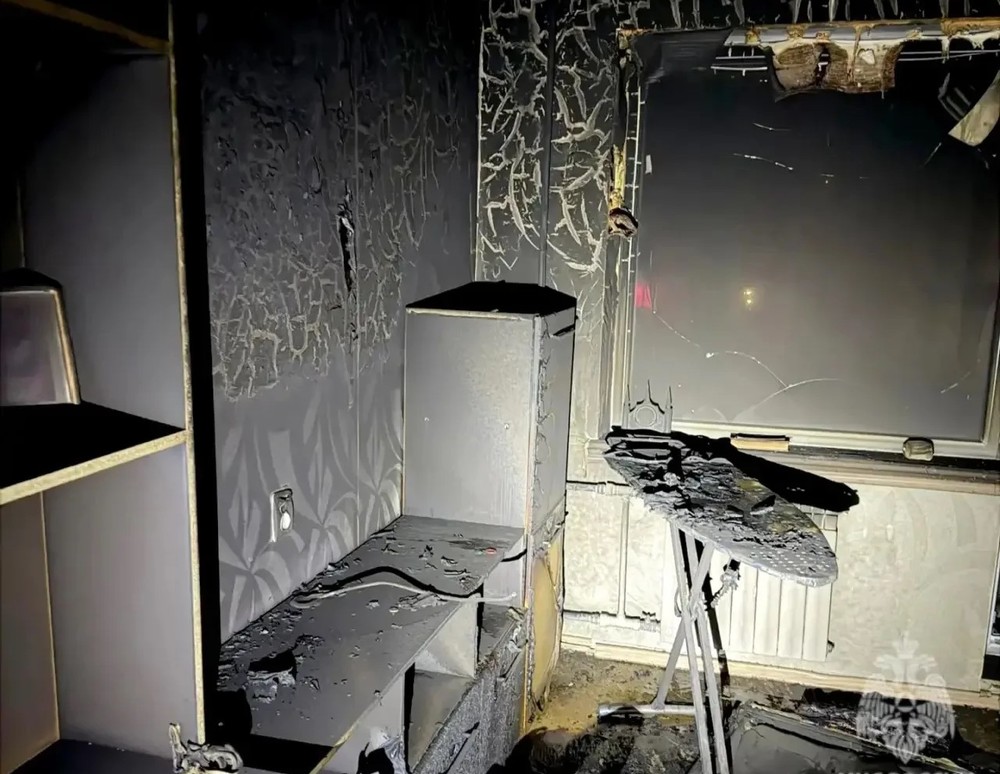 В горящей квартире погиб неосторожный курильщик