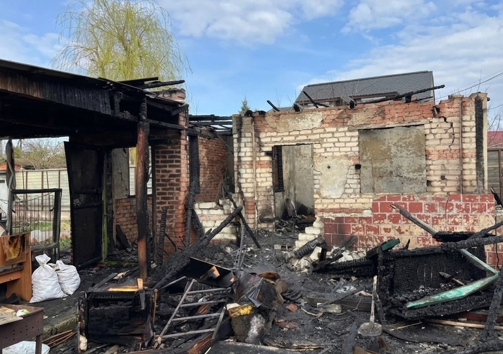 Мужчина сгорел в даче