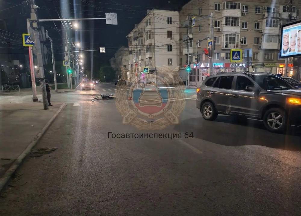 Подросток на питбайке не разъехался на перекрёстке с 
