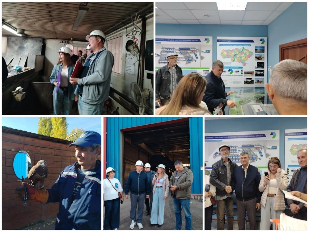 Горожанам показали работу мусоросортировочного комплекса