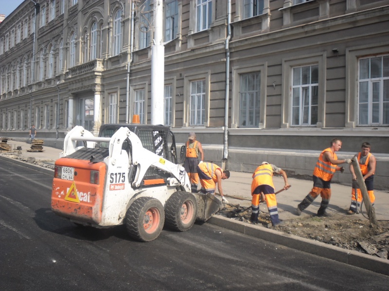 Ремонтные работы на московской